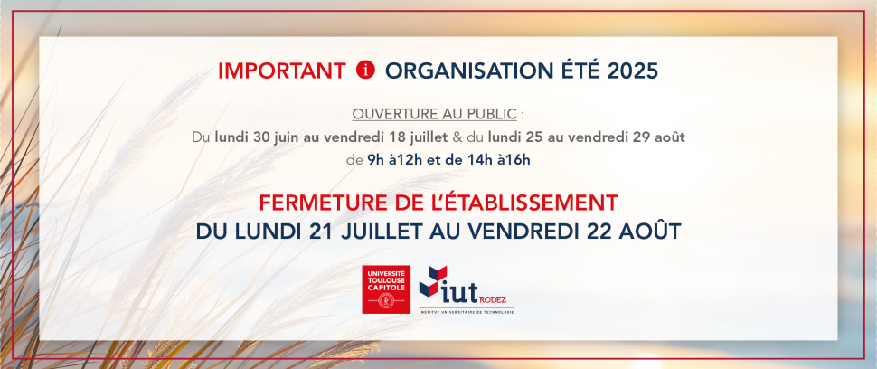 Encart fermeture été 2025